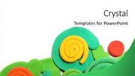  Presentation with color - Colorful PPT theme enhanced with art transformation - color plasticine summer abstraction backdrop and a  colored foreground