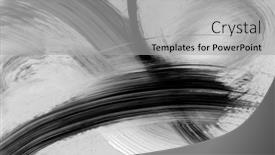  Presentation with abstract watercolor - PPT theme featuring art-watercolor-and-acrylic-smear background and a light gray colored foreground