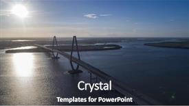  Presentation with bridge - Amazing presentation theme having arthur ravenel jr bridge backdrop and a wine colored foreground