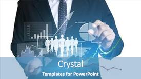  Presentation with touch screen - Slide set consisting of article review - touch screen touch- tablet background and a teal colored foreground