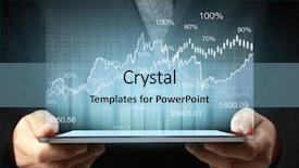  Presentation with touch screen - Colorful slide set enhanced with article review - touch screen touch- tablet backdrop and a  colored foreground