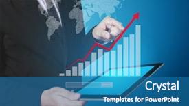  Presentation with touch screen - Cool new PPT theme with article review - touch screen touch- tablet backdrop and a  colored foreground