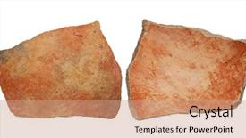  Presentation with native american indian - Cool new presentation with artifacts - arizona anasazi pottery shard ancient backdrop and a coral colored foreground