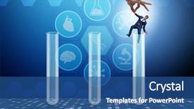  Presentation with artificial intelligence - Cool new PPT layouts with artificial intelligence concept with businessman backdrop and a ocean colored foreground