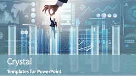  Presentation with artificial intelligence - Amazing presentation design having artificial intelligence concept with businessman backdrop and a teal colored foreground