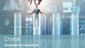  Presentation with artificial intelligence - Amazing slides having artificial-intelligence-concept-with-businessman backdrop and a light blue colored foreground