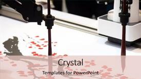  Presentation with artificial intelligence - Theme with artificial intelligence equipment drawing picture background and a lemonade colored foreground