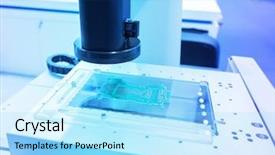  Presentation with artificial intelligence - Beautiful theme featuring artificial intelligence machine at industrial backdrop and a arctic colored foreground