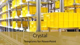  Presentation with intelligence - Audience pleasing slide set consisting of artificial intelligence machine in modern backdrop and a  colored foreground