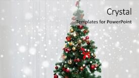  Presentation with living life - PPT layouts consisting of artificial life - holidays celebration and home concept background and a light gray colored foreground