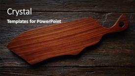  Presentation with aged wood - Colorful slide set enhanced with artisan made wooden board from mexico on aged wood table backdrop and a wine colored foreground