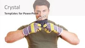  Presentation with quiz shows - Amazing presentation theme having artisan-shows-a-set backdrop and a white colored foreground