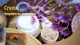  Presentation with sugar - Amazing PPT layouts having artisans - fruit brown sugar scrub handmade backdrop and a tawny brown colored foreground