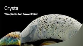  Presentation with colorful impressionist style artistic color - Slide set with artistic-colorful-background-photo-taken background and a black colored foreground