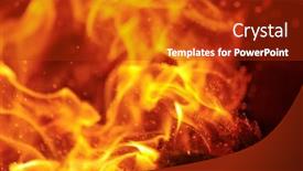 Presentation with artistic - Slides consisting of artistic-fire-background-with-sparkles background and a crimson colored foreground