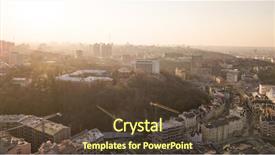  Presentation with school building - PPT layouts consisting of artistic kiev school and construction background and a tawny brown colored foreground