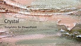  Presentation with artistic - PPT layouts with artistic paint textures 2 background and a mint green colored foreground