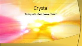  Presentation with effect - Amazing presentation theme having artistic panel - abstract zoomed background effect backdrop and a yellow colored foreground