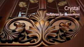  Presentation with decoration - Presentation having artistic panel - old wooden decoration background and a wine colored foreground