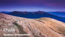  Presentation with sunlight - Audience pleasing slide set consisting of artistic picture beauty world warm backdrop and a coral colored foreground