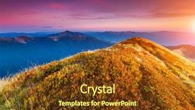  Presentation with sunlight - Slides with artistic picture beauty world warm background and a  colored foreground