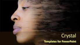  Presentation with artistic - Slides enhanced with artistic-portrait-combined background and a wine colored foreground