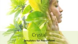  Presentation with artistic - Presentation theme enhanced with artistic-portrait-created-by-combining background and a yellow colored foreground