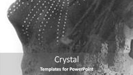  Presentation with balck - Beautiful slide deck featuring artistic-portrait-in-balck backdrop and a gray colored foreground