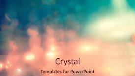  Presentation with urban design - Presentation theme featuring artistic style - defocused urban abstract background and a  colored foreground