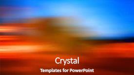  Presentation with urban design - Cool new presentation theme with artistic style - defocused urban abstract backdrop and a crimson colored foreground