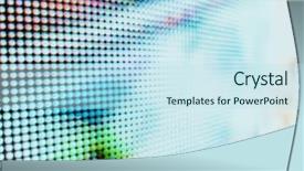  Presentation with urban design - Beautiful PPT theme featuring artistic style defocused urban abstract backdrop and a sky blue colored foreground