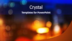  Presentation with colorful impressionist style artistic color - Theme featuring artistic style-shadow and lighting background and a navy blue colored foreground