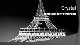  Presentation with artistic artist art brush - Presentation design featuring artistic tone black and white background and a black colored foreground