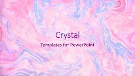  Presentation with paint art - Colorful slide set enhanced with artistic watercolor splash effect - abstract colored background stains backdrop and a pink colored foreground