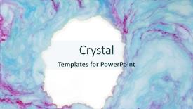  Presentation with abstract art - Presentation theme with artistic watercolor splash effect - abstract colored background with copy background and a light blue colored foreground