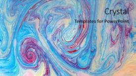  Presentation with marble - Amazing slides having artistic watercolor splash effect - abstract colored marble background stains backdrop and a light blue colored foreground