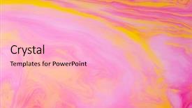  Presentation with abstract watercolor - Presentation with artistic watercolor splash effect - abstract colored marble background stains background and a lemonade colored foreground