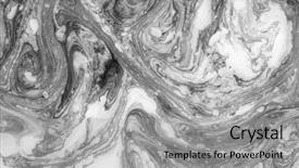  Presentation with black stain abstract watercolour - Colorful presentation design enhanced with artistic watercolor splash effect - abstract monochrome marble background stains backdrop and a light gray colored foreground