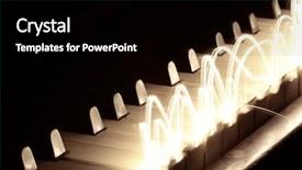  Presentation with light - Presentation theme having artists music - playing with light background and a  colored foreground