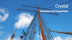  Presentation with upwards - PPT theme consisting of artline - upwards view of the old background and a teal colored foreground