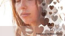  Presentation with artwork - Amazing PPT theme having artwork-created-by-combining backdrop and a coral colored foreground