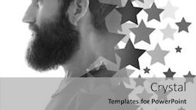  Presentation with artwork - Colorful presentation theme enhanced with artwork-created-by-combining backdrop and a light gray colored foreground