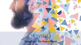  Presentation with artwork - Presentation consisting of artwork-created-by-combining background and a light blue colored foreground