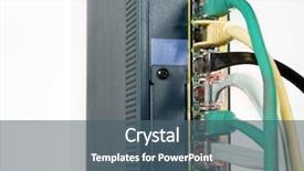  Presentation with networking - PPT layouts with asaen - networking switch with router background and a  colored foreground
