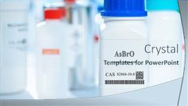  Presentation with packaging - Slide set with asbro-arsenic-oxybromide-cas-82868 background and a sky blue colored foreground