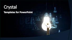  Presentation with great idea - Slide deck consisting of ascend - great idea for success achieving background and a black colored foreground