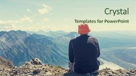  Presentation with alaska airplane - Presentation with ascent to donoho peak alaska background and a soft green colored foreground