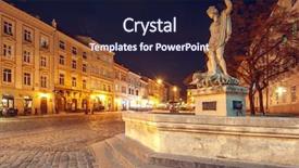  Presentation with singapore city landscape - Beautiful slide deck featuring asett - lviv city night landscape ukraine backdrop and a wine colored foreground