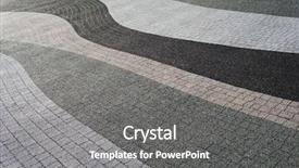  Presentation with pavement - Colorful slide deck enhanced with asett - modern pavement texture abstract textured backdrop and a gray colored foreground