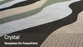  Presentation with pavement - Slide deck featuring asett - modern pavement texture abstract textured background and a dark gray colored foreground
